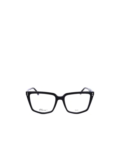 Isabel Marant Geometric Frame Plain Mirror In Black