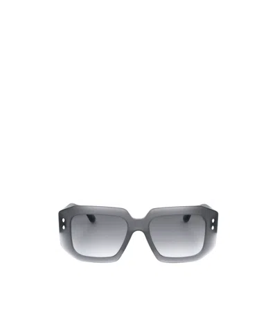 Isabel Marant Geometric Frame Sunglasses In Gray