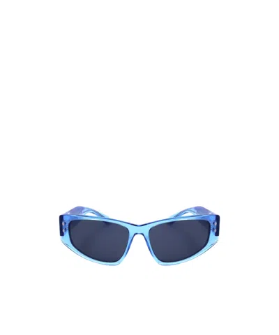 Isabel Marant Geometric Frame Sunglasses In Blue