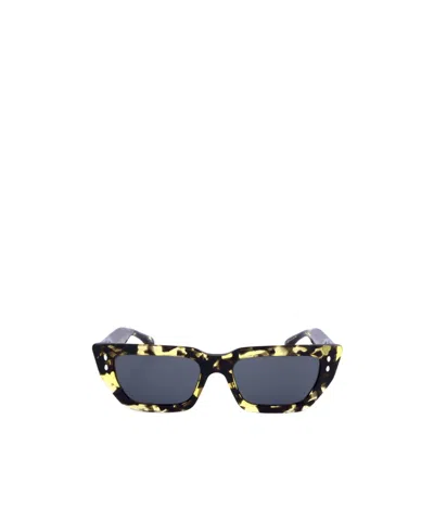 Isabel Marant Geometric Frame Sunglasses In Gray
