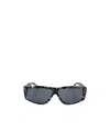 Isabel Marant Geometric Frame Sunglasses In Black