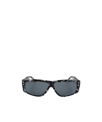 Isabel Marant Geometric Frame Sunglasses In Black