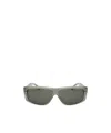 Isabel Marant Geometric Frame Sunglasses In Green