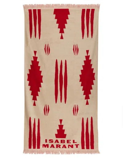 Isabel Marant Geometric Patterned Beach Towel In Not Applicable