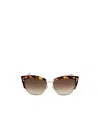 Isabel Marant Geometric Sunglasses In Brown