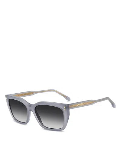 Isabel Marant Geometric Sunglasses, 58mm In Lilac/gray