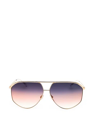 Isabel Marant Geometric-frame Sunglasses In Purple