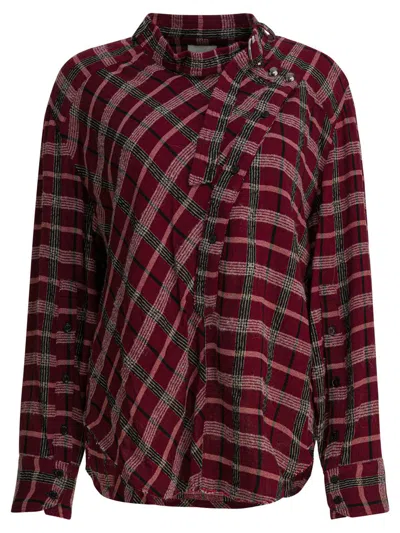 Isabel Marant "gerla-gd" Blouse In Burgundy