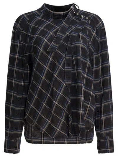Isabel Marant Gerla-gd Shirts Blue In Black