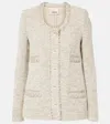 Isabel Marant Germina Tweed Jacket In White