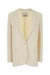 Isabel Marant Embroidered Stretch Crepe Omelia Blazer