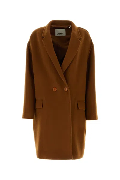 Isabel Marant Brown Single Breasted Trench Coat