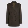 Isabel Marant Longline Blazer Featuring Button Detailing In Brown
