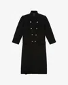 Isabel Marant Gil Coat In Black