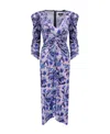 Isabel Marant Gilalbi Floral-print Dress In Purple