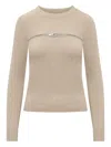 Isabel Marant Gio Pullover Mit Reissverschluss In Brown
