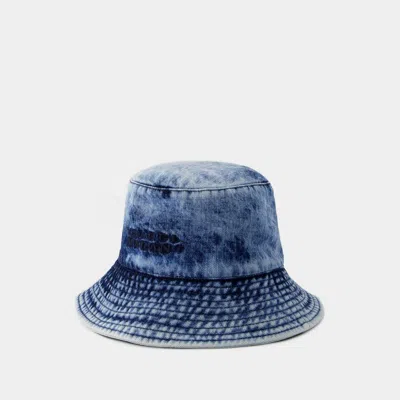 Isabel Marant Woman Denim Giorgia Bucket Hat In Blue