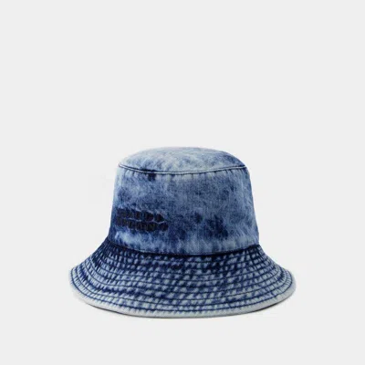 Isabel Marant Woman Denim Giorgia Bucket Hat In Blue