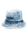 Isabel Marant Giorgia Denim Bucket Hat In Blue