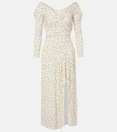 Isabel Marant Giovana Jersey Midi Dress In Neutral