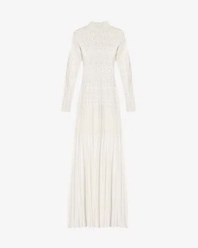Isabel Marant Gisole Dress In Ecru