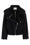 Isabel Marant Giubbino Aneli In Denim Nero Donna