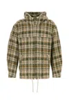 Isabel Marant Checkered Knit Jacket Brushed Finish