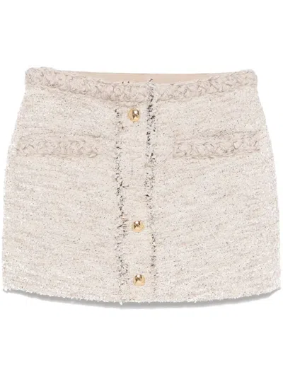 Isabel Marant Gleny Mini Skirt In Beige