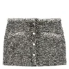 Isabel Marant Gleny Tweed Mini Skirt In Black