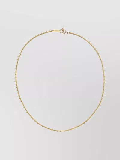 ISABEL MARANT GOLD BEADED NECKLACE CASABLANCA