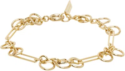 Isabel Marant Gold Paco Bracelet In 12do