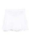 Isabel Marant Goldie Mini Skirt With Lace Trim In White
