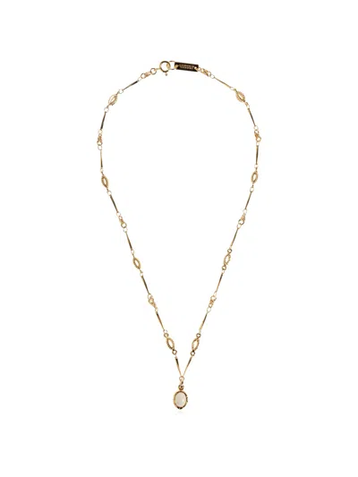 Isabel Marant Gold-tone Pendant Necklace In Silver
