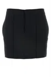 Isabel Marant Licoma High Waist Crepe Mini Skirt In Black