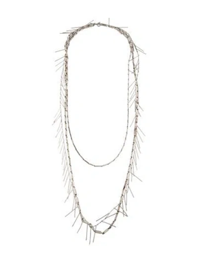 Pre-owned Isabel Marant Good Swung Multistrand Necklace, 30"