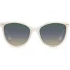 Isabel Marant Gradient Round Sunglasses In Ivory