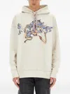 Isabel Marant Graphic Hoodie In Neutral