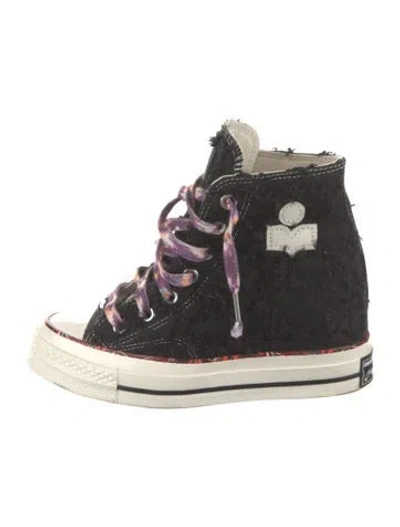 Pre-owned Isabel Marant Graphic Print Athletic Sneakers In Multi