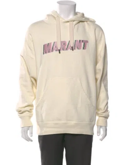Pre-owned Isabel Marant Graphic Print Crew Neck Hoodie In Neutral