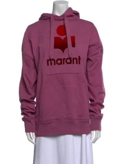 Pre-owned Isabel Marant Graphic Print Crew Neck Sweater In Pink