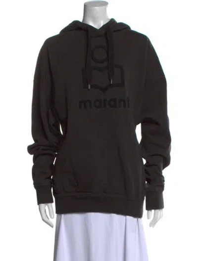 Pre-owned Isabel Marant Graphic Print Crew Neck Sweatshirt In Gray