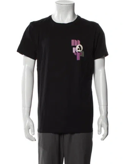 Pre-owned Isabel Marant Graphic Print Crew Neck T-shirt In Black