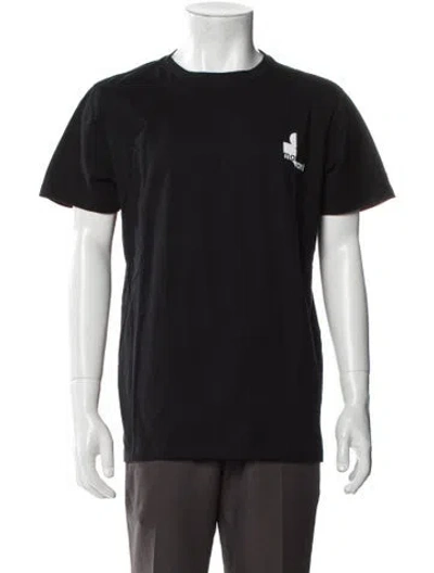 Pre-owned Isabel Marant Graphic Print Crew Neck T-shirt W/ Tags In Black