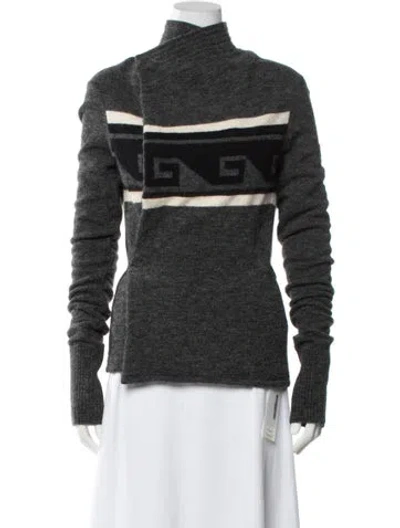 Pre-owned Isabel Marant Graphic Print Jacket In Grey