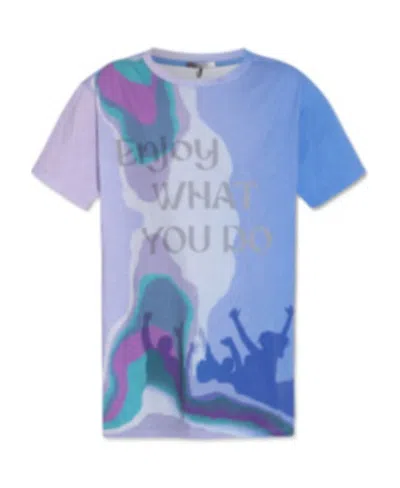 Isabel Marant Graphic-print Organic-cotton T-shirt In Blue