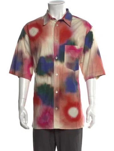 Pre-owned Isabel Marant Graphic Print Short Sleeve Shirt W/ Tags In Multi