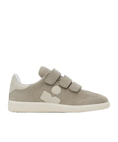 Isabel Marant Gray Beth Sneakers In Nude