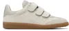 Isabel Marant Beth Mixed Leather Triple-grip Sneakers In White