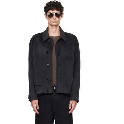 Isabel Marant Gray Casper Jacket In Black