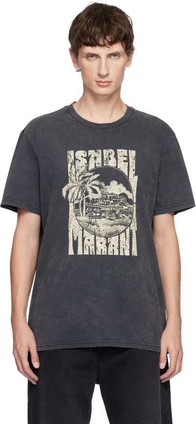 ISABEL MARANT GRAY HONORE T-SHIRT